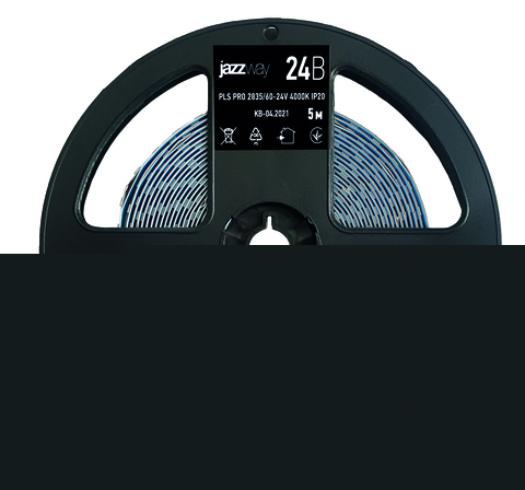 Лента светодиодная PLS PRO 2835/ 60-24V 6000K IP20 (холодный белый)